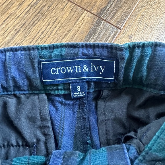 Crown and Ivy brand boys plaid pants size 8 - Picture 2 of 3